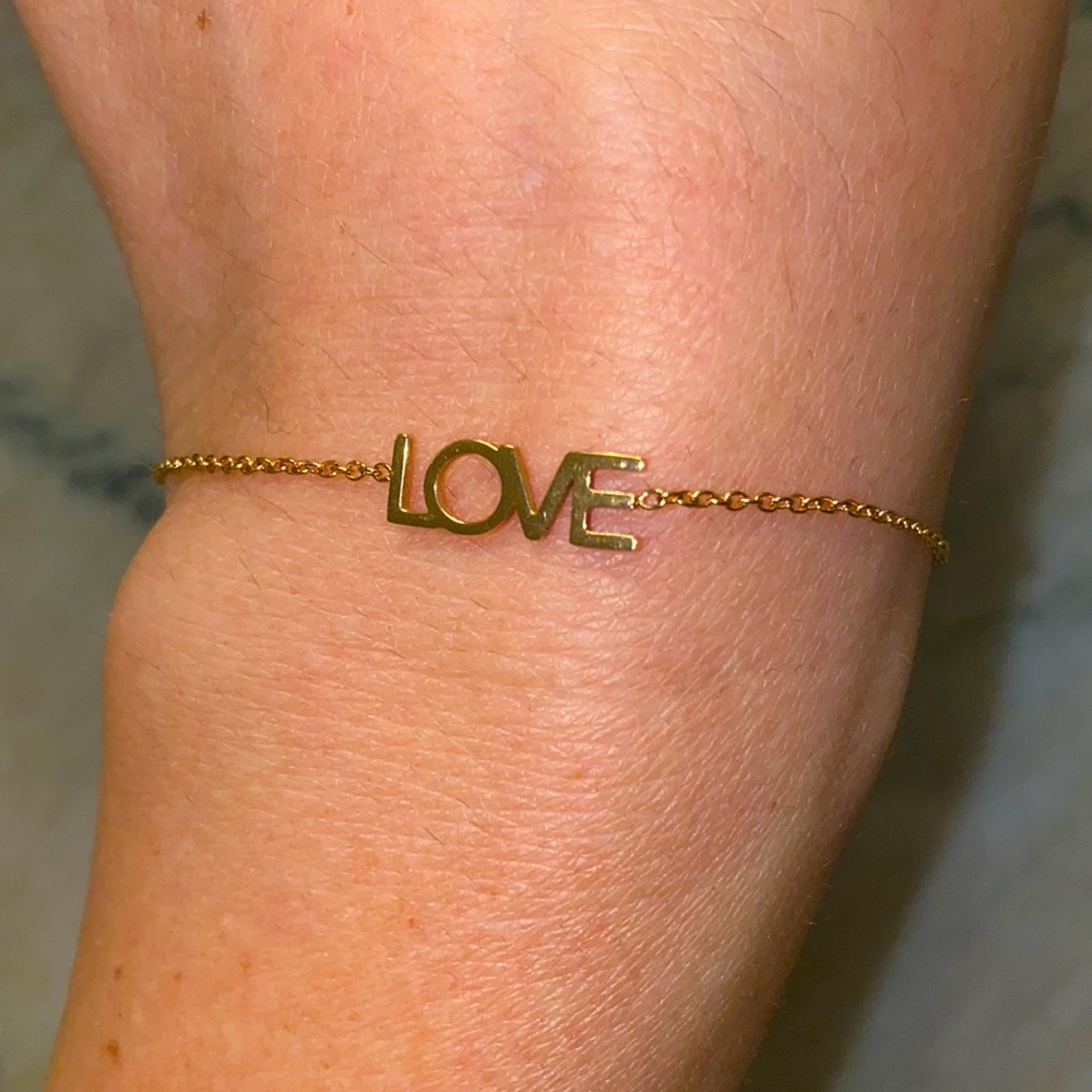 Gold LOVE Bracelet